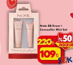 NOTE BB KREM + CONCEALER MİNİ SET